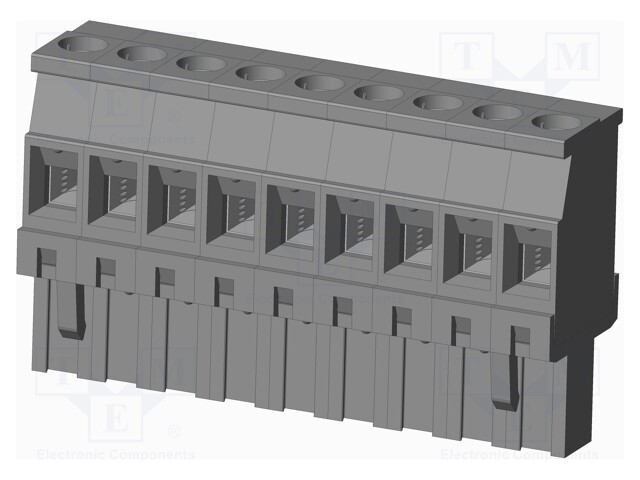 Connector: pluggable terminal block; plug; female; angled 90°