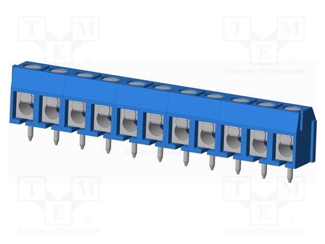 Connector: PCB terminal block; terminal; Plating: tinned; on PCBs