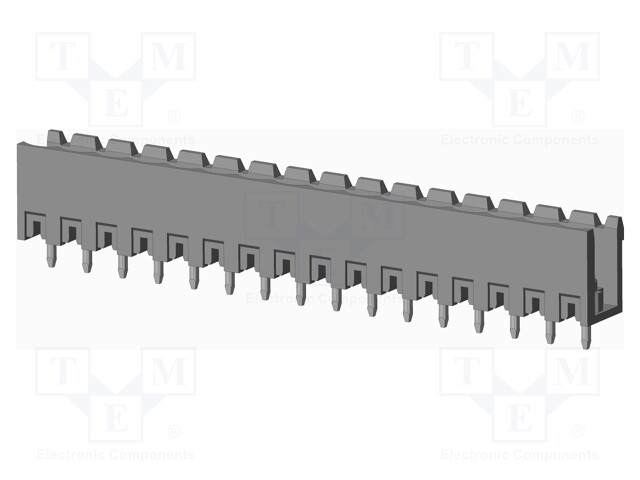 Connector: pluggable terminal block; socket; male; on PCBs