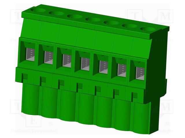 Connector: pluggable terminal block; plug; female; angled 90°