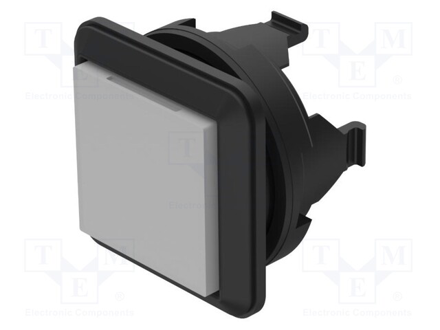 Switch: push-button; 16mm; Stabl.pos: 1; white; none; IP40; Pos: 2