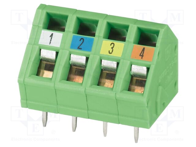PCB terminal block, rated current: 16 A, nominal cross-secti