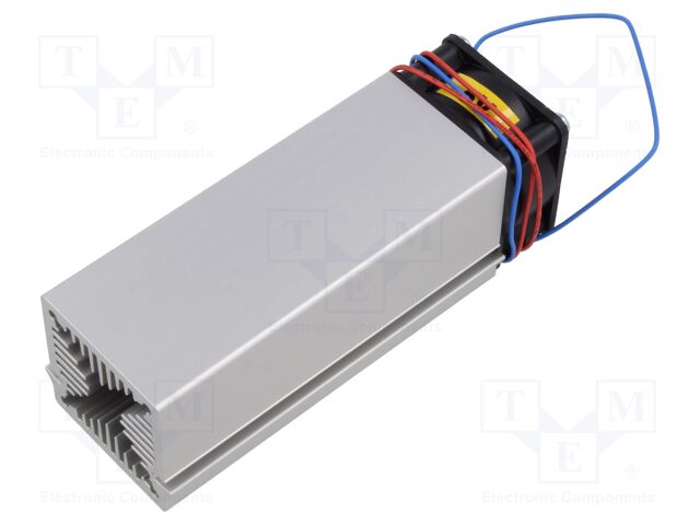 Heatsink: extruded; natural; L: 100mm; W: 40mm; H: 40mm; 1.15K/W; 5VDC