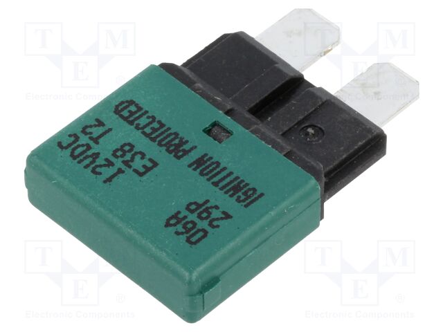 Fuse: fuse; 6A; 14VDC; automotive