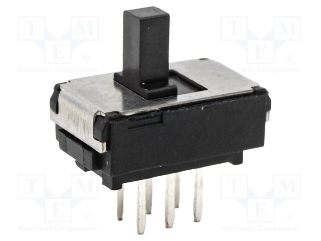 SWITCH, SLIDE, DPDT, PCB