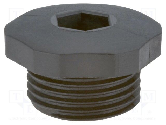 Stopper; M12; IP54; Mat: polyamide; black; Man.series: V-NE Metric