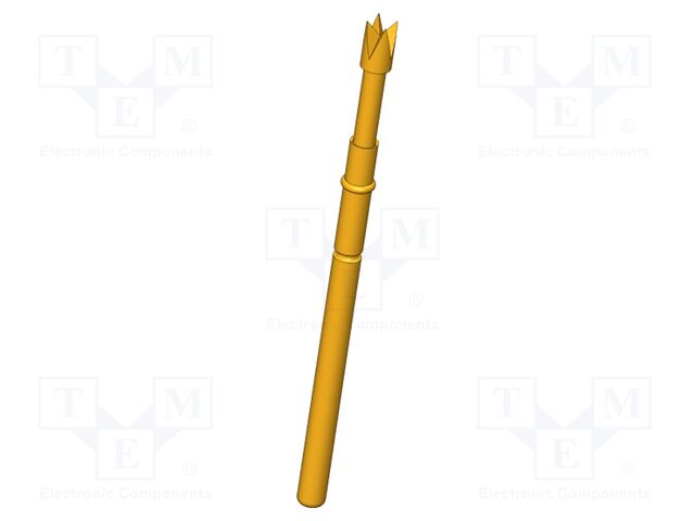 Test needle; Operational spring compression: 4mm; 5A; Ø: 1.8mm