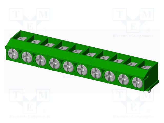 Connector: PCB terminal block; terminal; straight; on PCBs; T3