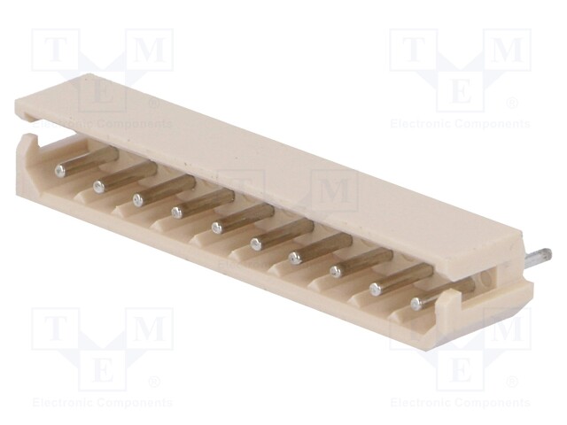 Socket; wire-board; male; SPOX; 2.5mm; PIN: 10; THT; 3A; tinned; 250V