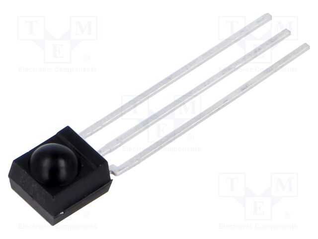 Integrated IR receiver; 56kHz; 45°; 2÷3.6V