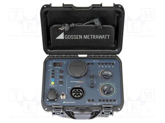 Meter: test adapter; Equipment: mains cable,etui; IP40; -5÷50°C