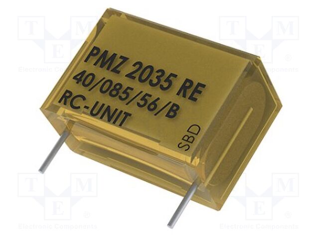 Capacitor: paper; X1; 100nF; 440VAC; Pitch: 25.4mm; ±10%; THT
