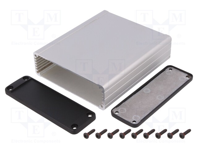 Enclosure: shielding; X: 104mm; Y: 120mm; Z: 32mm; aluminium; natural