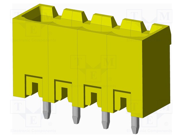 Connector: pluggable terminal block; socket; male; on PCBs