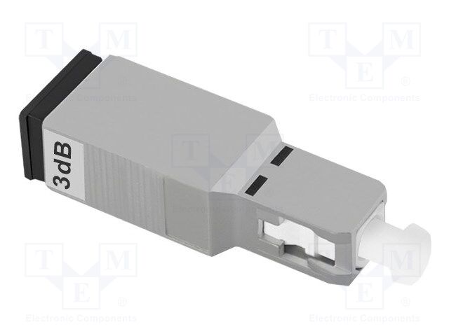 Transition: attenuator; male,SC/UPC,female; 3dB