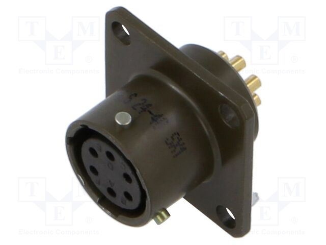 Connector: circular; plug; PT/451