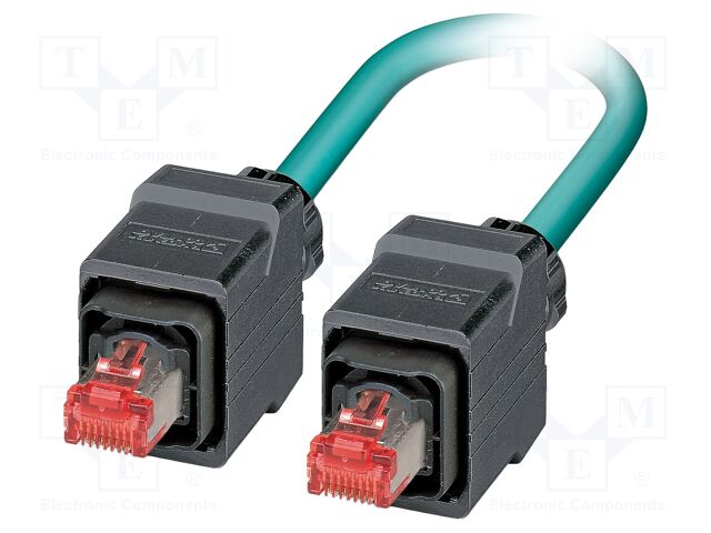 Patch cord; SF/UTP; Cat 5; RJ45 plug,both sides; stranded; Cu; 2m
