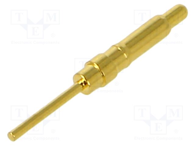 Pogo-Pin 1,06/1,5mm x 14,8mm DIP BRASS with Au plating
