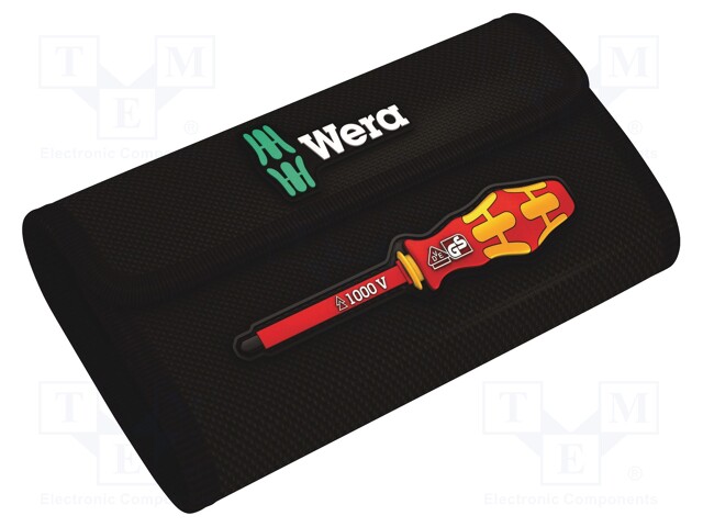 Screwdrivers; Pcs: 16; insulated; Package: case; 1kVAC