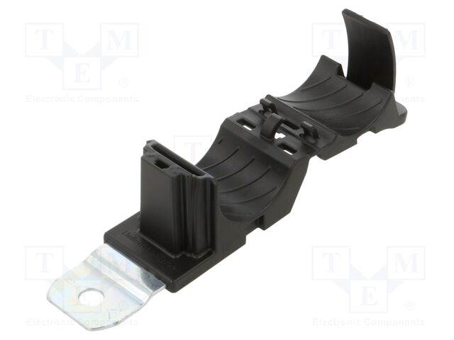Fixing clamp; Cable P-clips; ØBundle : 19.4÷36mm; W: 34.9mm; black