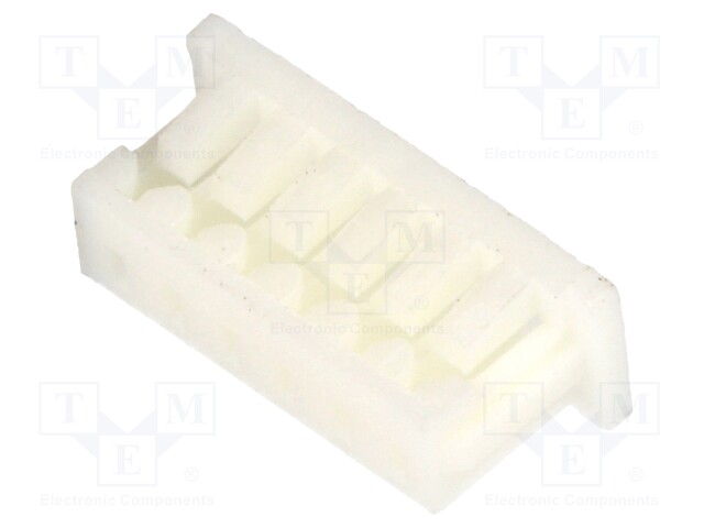 Plug; wire-board; female; 1.25mm; PIN: 6; w/o contacts; for cable