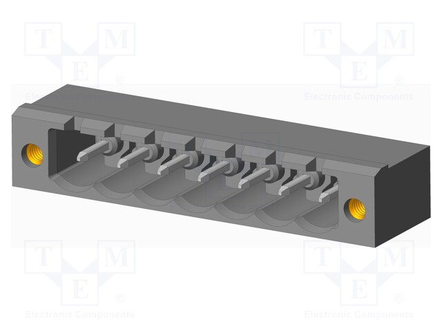 Connector: pluggable terminal block; socket; male; on PCBs