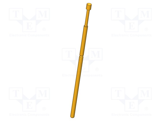Needle-like test probe; Operational spring compression: 2mm