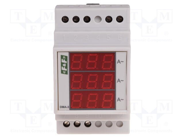 Ammeter; digital,mounting; 0÷300A; True RMS; Meas.accur: ±1%; IP20
