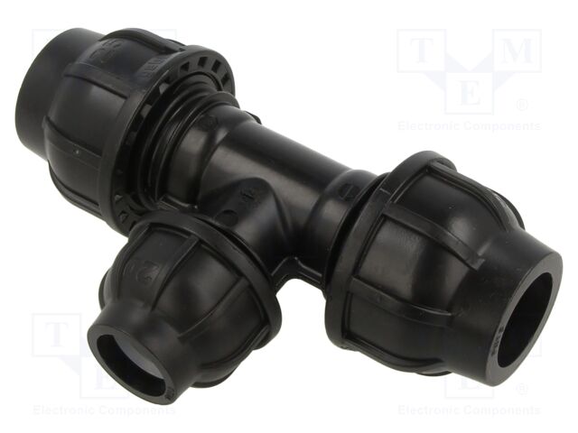 Splice terminal: clamping; for PE pipes; Plast; Medium: water