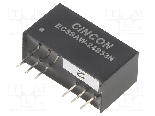 Converter: DC/DC; 10W; Uin: 9÷36V; 3.3VDC; Iout: 2000mA; SIP8; 4.9g