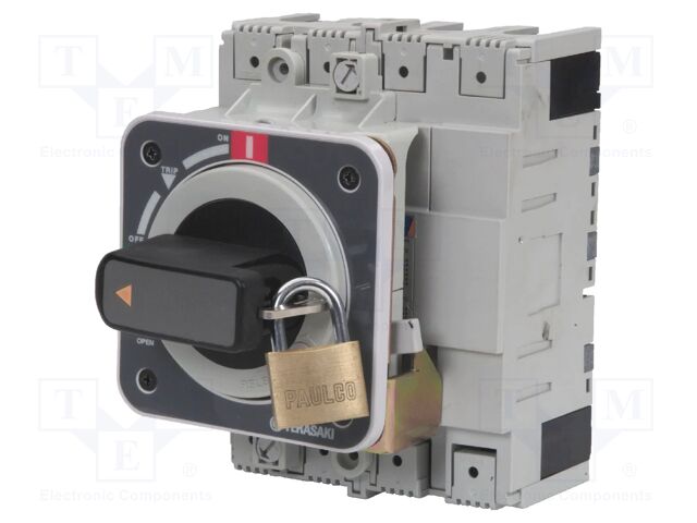 Direct handle; outside; red; Additional functions: key lock