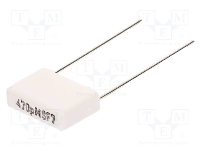 Capacitor: paper; Y1; 470pF; 480VAC; Pitch: 15mm; ±20%; THT; 1.5kVDC