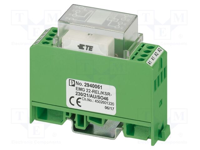 Relay: interface; Mounting: DIN