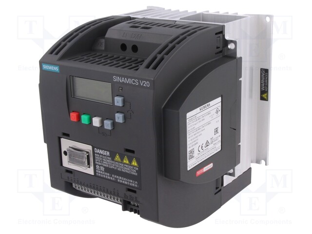 Inverter; Max motor power: 1.5kW; Usup: 200÷240VAC; 0÷599Hz; IN: 6