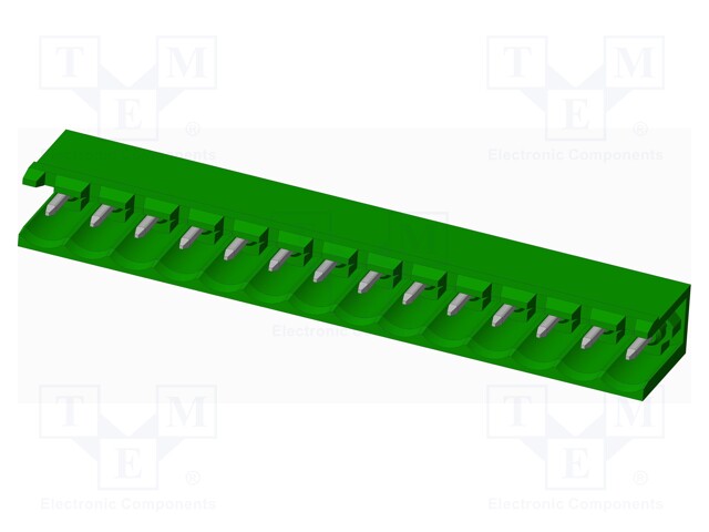 Connector: pluggable terminal block; socket; male; angled 90°