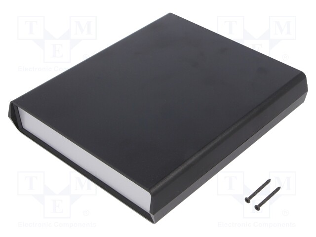 Enclosure: with panel; PCB is fastened in guides; EURO 93; ABS