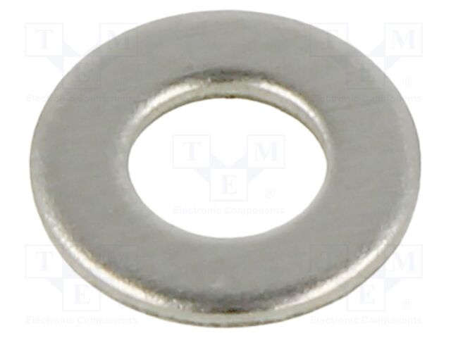 Washer; round; M4; D=9mm; h=0.8mm; A2 stainless steel