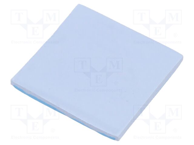 Tape: heat transfer; W: 30mm; L: 30mm; Thk: 3mm; 3.6W/mK; blue; 30kV