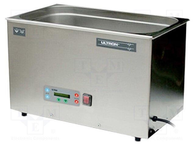 Ultrasonic washer; 475x280x170mm; 23l; 40kHz; 1.36kW; 80°C; 230VAC