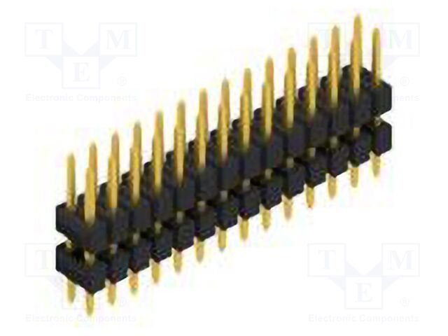 Connector: pin strips; pin header; male; PIN: 28; 2.54mm; THT; 2x14