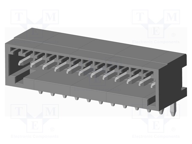 Connector: pluggable terminal block; socket; male; on PCBs