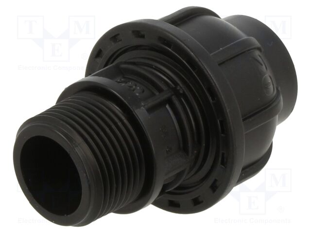 Splice terminal: clamping; Thread: G 3/4" external; 20mm; Plast