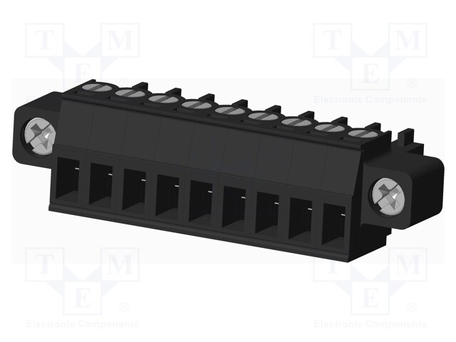 Connector: pluggable terminal block; plug; female; straight; 300V