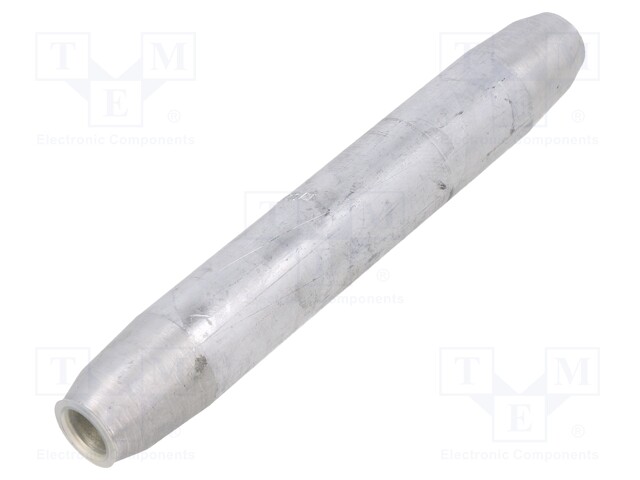 Tip: butt splice; non-insulated,reductive; aluminum; crimped