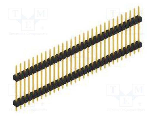 Connector: pin strips; pin header; male; PIN: 30; 2.54mm; THT; 1x30