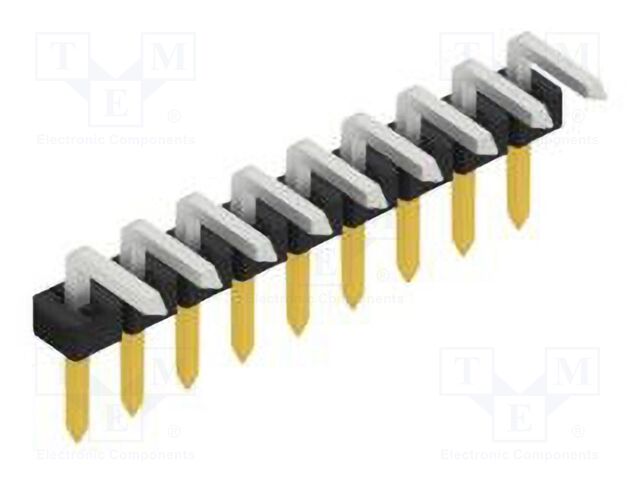 Connector: pin strips; pin header; male; PIN: 9; 2mm; THT; 1x9; 100V