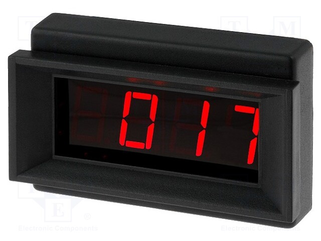 Panel; LED 3,5 digit 13mm; VDC: 0÷200mV; Int.resist: 100MΩ