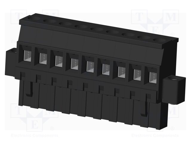 Connector: pluggable terminal block; plug; female; angled 90°