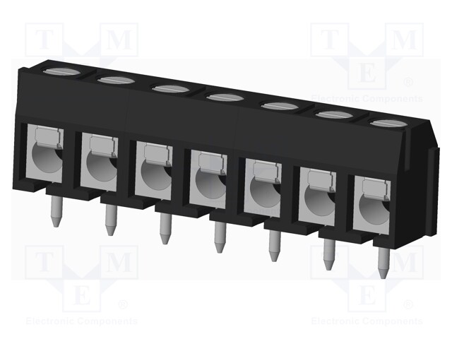 Connector: PCB terminal block; terminal; Plating: tinned; on PCBs