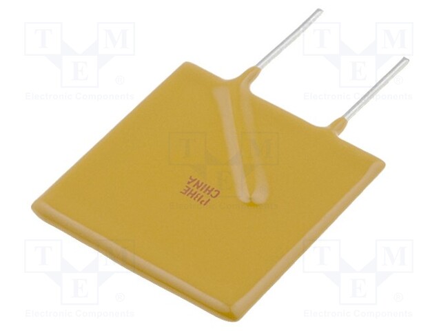 Fuse: PTC polymer; 9A; 24,1x29,7mm; Pitch: 10mm